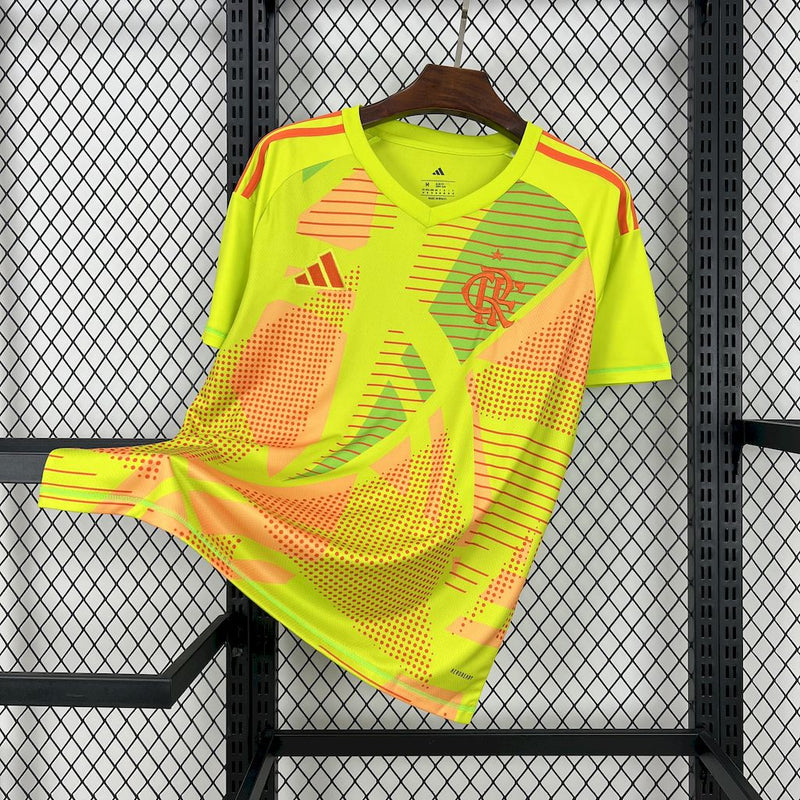 Camisa Flamengo Goleiro Amarela 25/26 - Torcedor Masculina