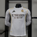 Camisa Real Madrid 25/26 - Versão Jogador Manga Comprida